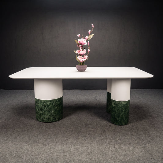 Modern Minimalist Pillar Dining Table / Conference Table